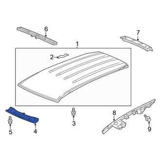 Honda OE - Front Roof Header Panel