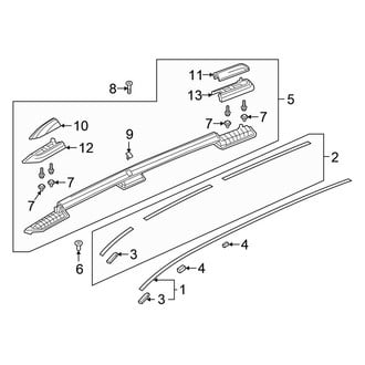 Honda OE - Roof - Exterior Trim