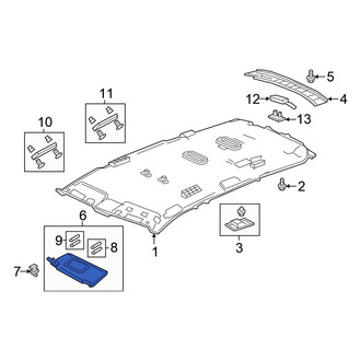 Honda OE - Left Sun Visor
