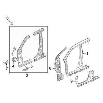 Honda OE - Pillars, Rocker & Floor - Aperture Panel