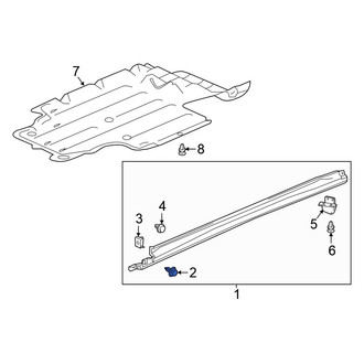 Honda OE - Rocker Panel Molding Clip