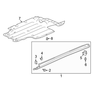 Honda OE - Pillars, Rocker & Floor - Exterior Trim