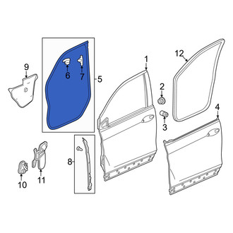 Honda OE - Front Right Outer Door Seal