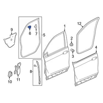 Honda OE - Door Seal Clip