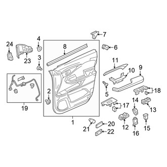 Honda OE - Front Door - Interior Trim