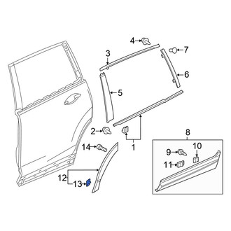 Honda OE - Wheel Arch Molding Clip