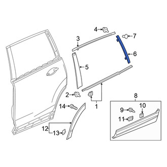 Honda OE - Front Left Door Applique