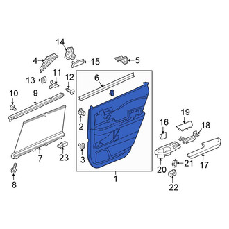 Honda OE - Rear Left Outer Door Outer Panel