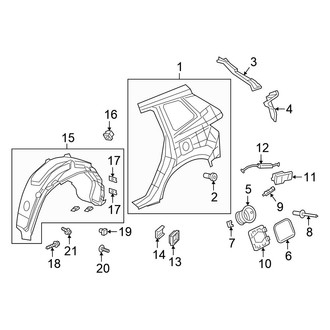 Honda OE - Quarter Panel & Components