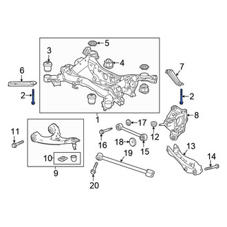 Honda OE - Suspension Crossmember Bolt