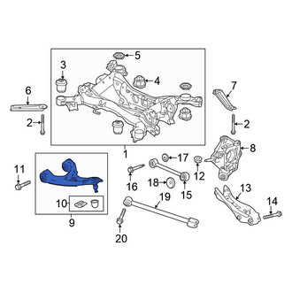 Honda OE - Rear Left Upper Suspension Control Arm