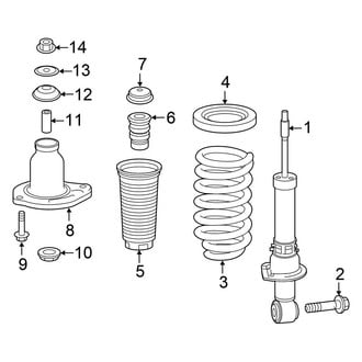 Honda OE - Rear Suspension - Shocks & Components