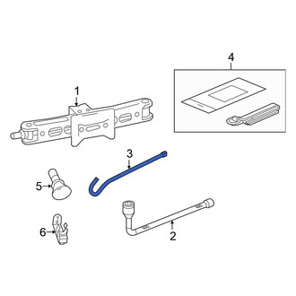 Honda OE - Floor Jack Handle