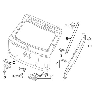 Honda OE - Lift Gate - Lock & Hardware (W/O Power)