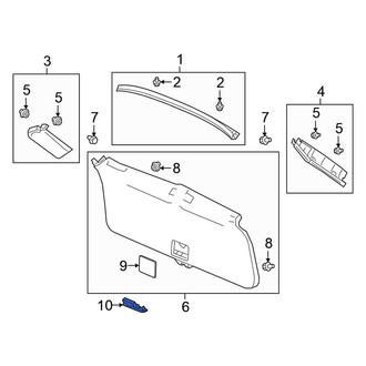Honda OE - Rear Liftgate Pull Handle