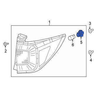 Honda OE - Rear Lower Turn Signal Light Socket