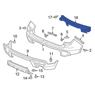 Honda OE - Rear Bumper Impact Bar