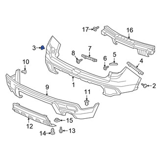 Honda OE - Bumper Cover Bolt