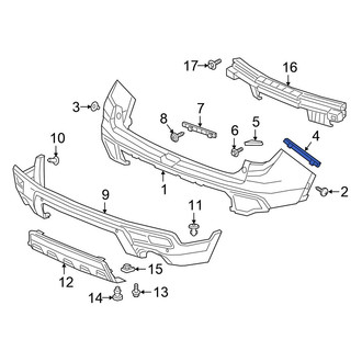 Honda OE - Rear Right Bumper Cover Bracket