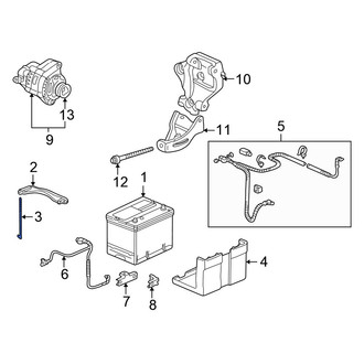 Honda OE - Right Battery Hold Down Stud