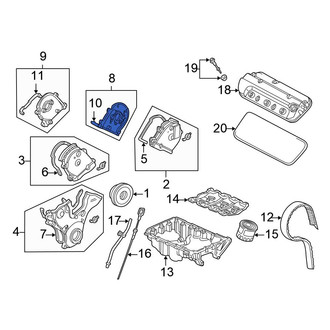 Honda OE - Engine Timing Cover Gasket