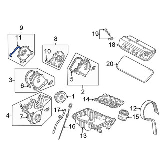 Honda OE - Engine Timing Cover Gasket