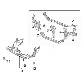 Honda OE - Fender Insulator Clip