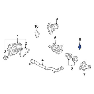 Honda OE - Engine Cooling Fan Temperature Switch