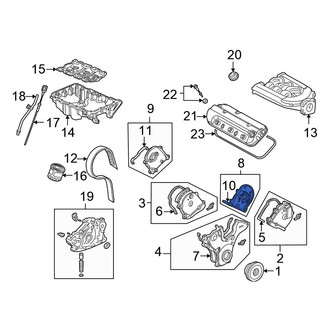 Honda OE - Engine Timing Cover Gasket