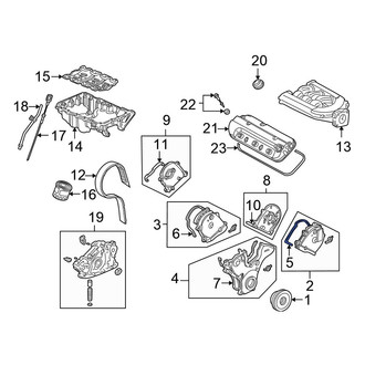 Honda OE - Engine Timing Cover Gasket
