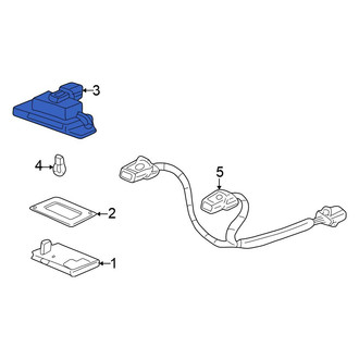 Honda OE - Rear License Plate Light Assembly