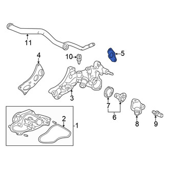 Honda OE - Engine Coolant Outlet Gasket