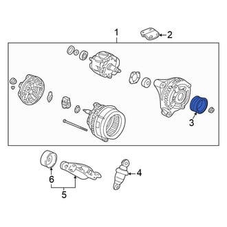 Honda OE - Alternator Pulley