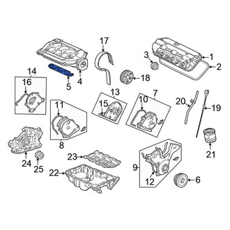 Honda OE - Right Lower Engine Intake Manifold Gasket