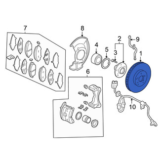 Honda OE - Front Disc Brake Rotor