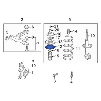 Honda OE - Coil Spring Insulator