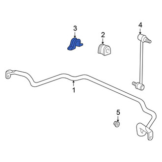 Honda OE - Rear Suspension Stabilizer Bar Bracket