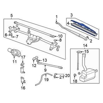 Honda OE - Front Right Wiper Blade