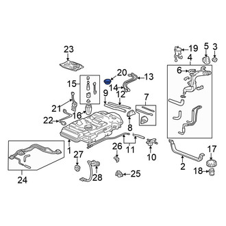 Honda OE - Fuel Pump Tank Seal