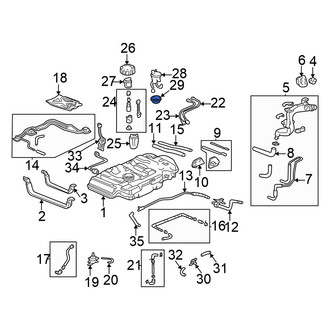 Honda OE - Fuel Pump Tank Seal