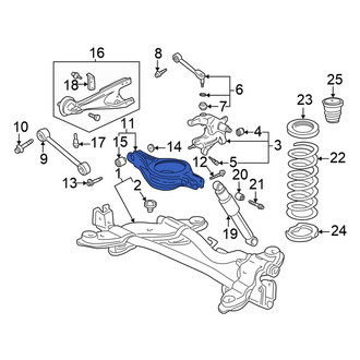 Honda OE - Rear Lateral Arm