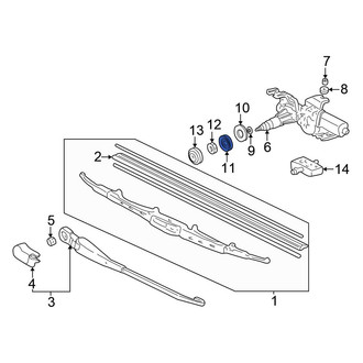 Honda OE - Wiper Arm Washer