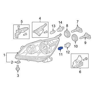 Honda OE - Rear Turn Signal & Parking Light Bulb
