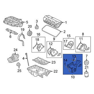 Honda OE - Lower Engine Timing Cover