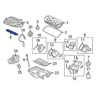 Honda OE - Center Engine Intake Manifold Gasket