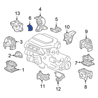 Honda OE - Engine Mount Isolator