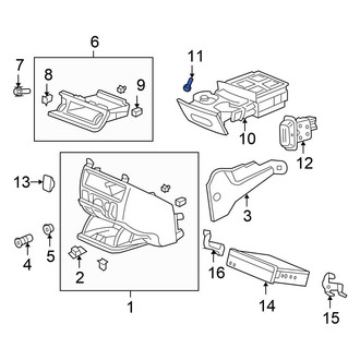 Honda OE - Console Tray Bolt