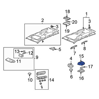 Honda OE - Reading Light