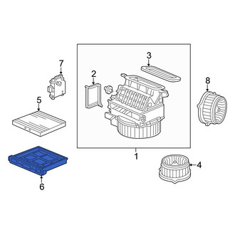 Honda OE - Cabin Air Filter Case
