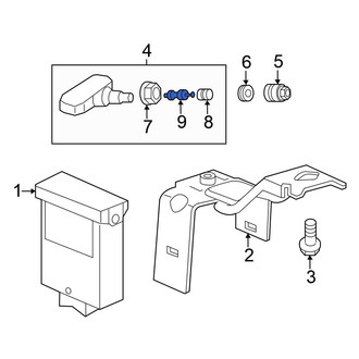 Honda OE - Tire Valve Stem Core